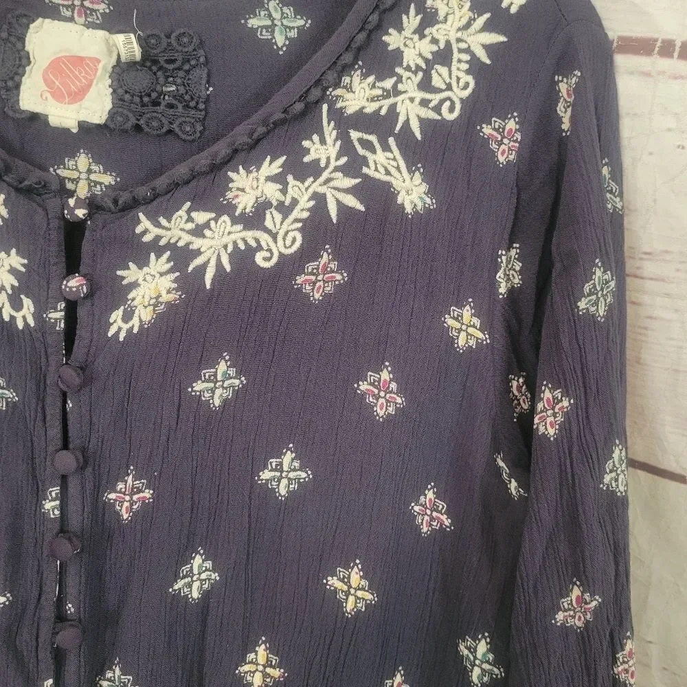 Anthropologie Lilka Starflower Romper Size L‎